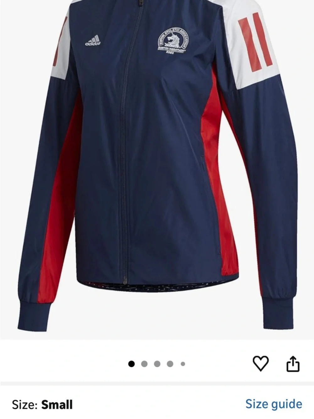 adidas Originals Navy, Red & Cream Track Windbreaker Jacket - Picture 4 of 4